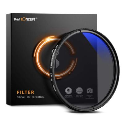 K&F CONCEPT 49-82mm Ultra Slim Circular Polarizer CPL Filter For Camera Lens