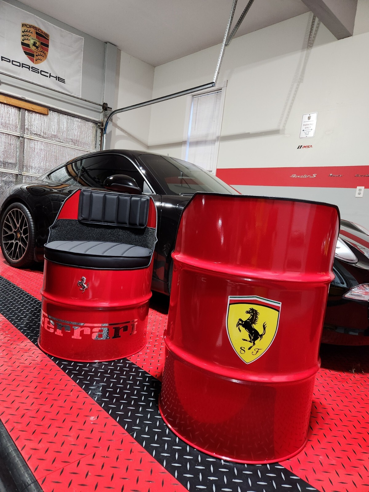 Ferrari Inspired Oil Barrel Chair/Seat 