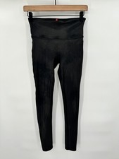 Spanx Women s Faux Black Leather Leggings Pants Style Size Small