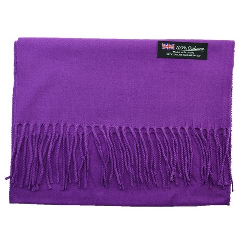 Mens Womens Winter Plain Solid Wool Scotland Made 100% Cashmere Scarf Scarves - Picture 17 of 31