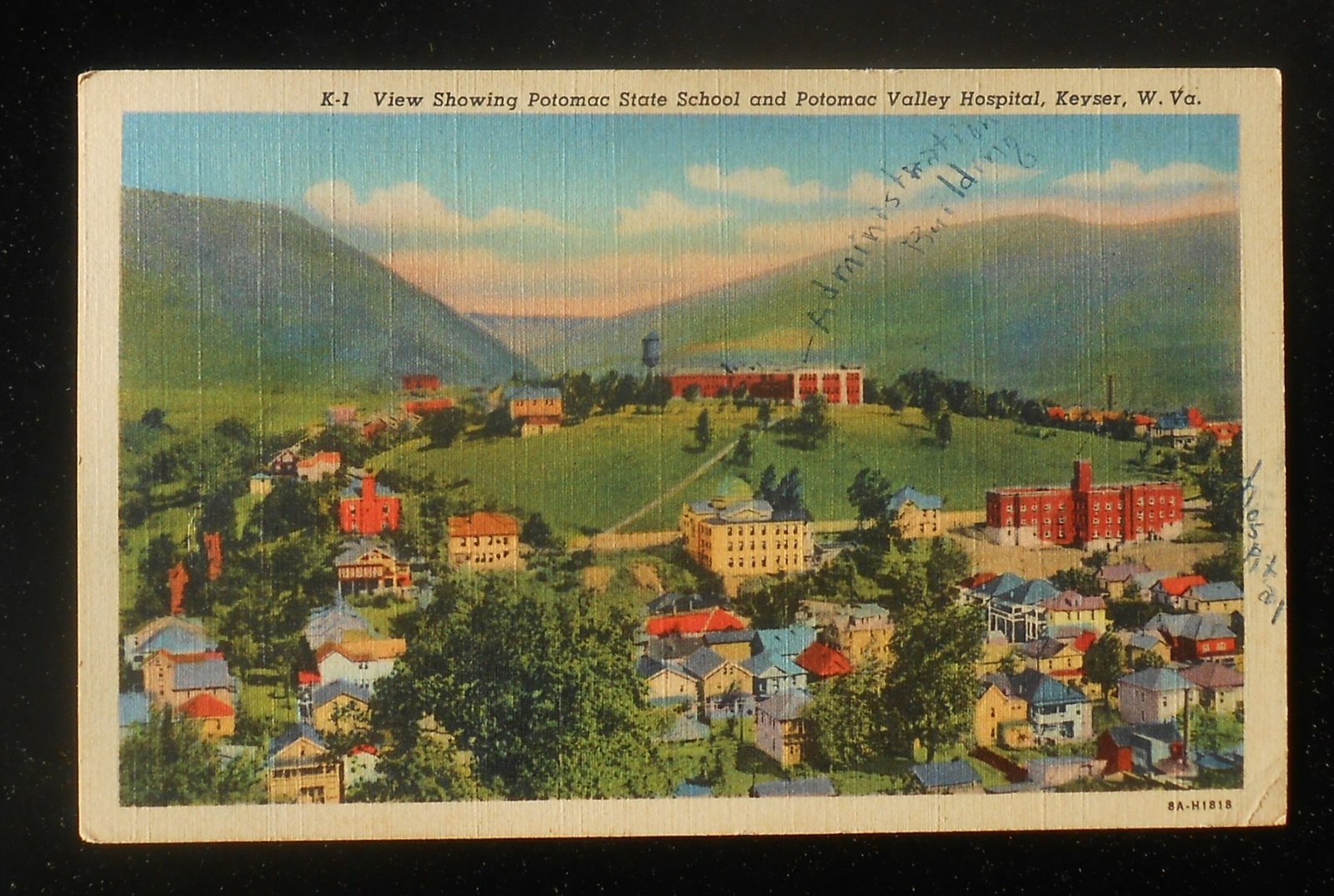 1945 View showing Potomac State School and Potomac Valley Hospital Keyser WV PC eBay
