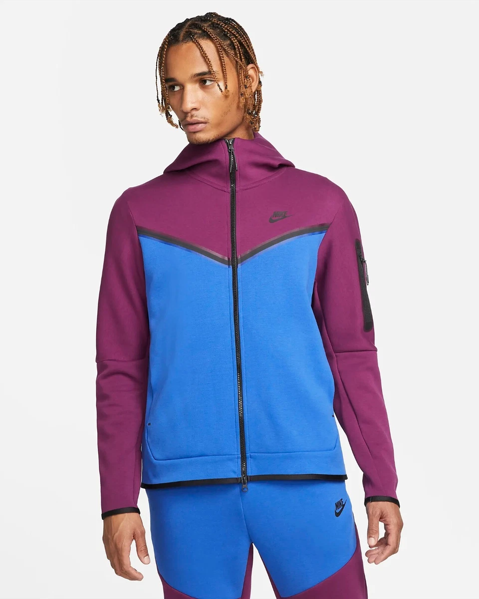 Nike Sportswear Tech Fleece Men s Full Zip Hoodie Sangria Game