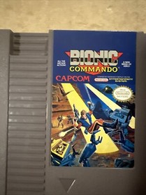 Bionic Commando (NES, 1988) Cleaned Tested Working Authentic Video Game