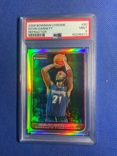Kevin Garnett 2006 Bowman Chrome REFACTOR#/249 PSA 9 ** Just Graded***
