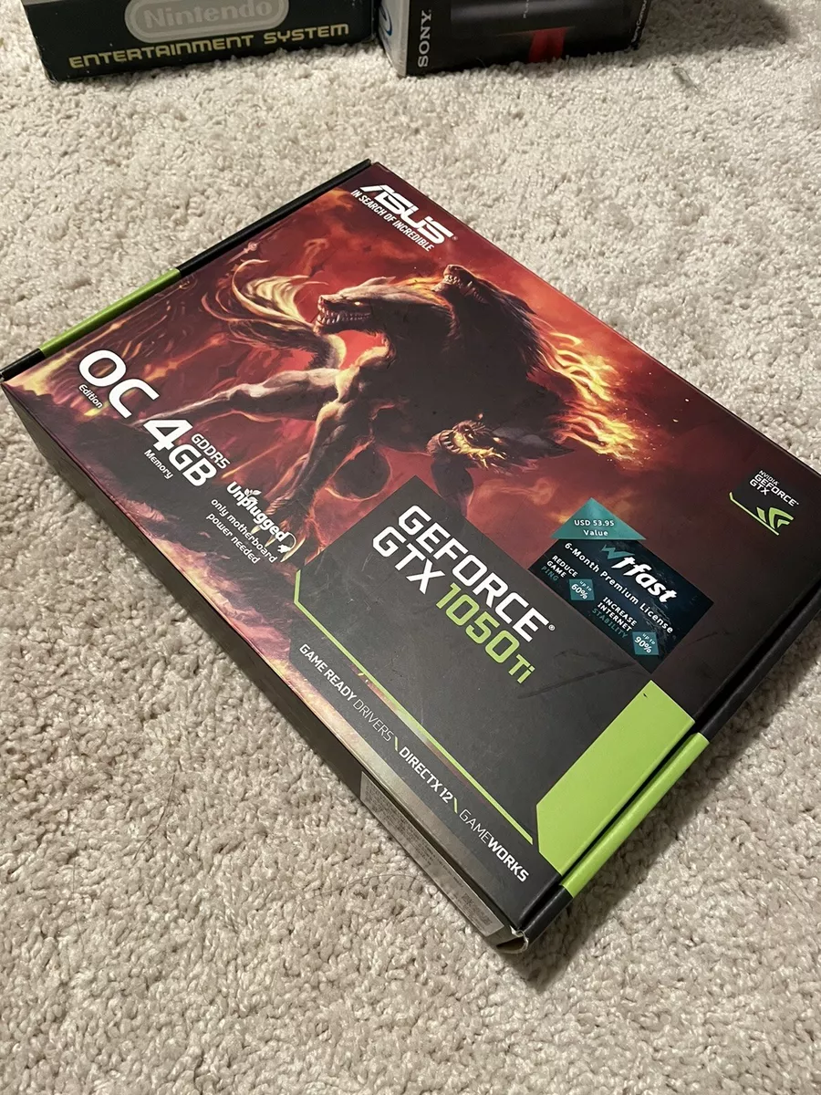 ASUS Cerberus GeForce GTX 1050 Ti 4GB OC Edition GDDR5 Gaming Graphics Card READ
