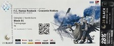 Eintrittskarte / Ticket Hansa Rostock -Cracovia Krakau - 09.01.2023 in Belek