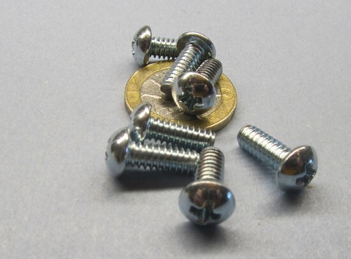 Zinc Plated Round Head Phillips Drive Machine Screw 10-24 x .500", 300 pcs - Bild 8 von 11