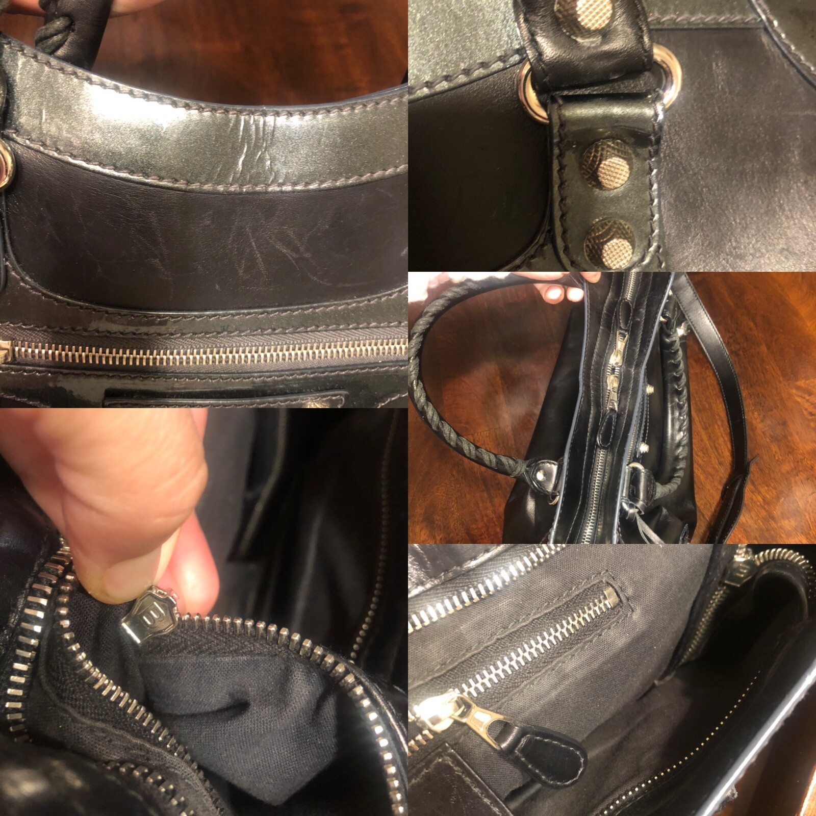 Balenciaga City Shoulder Bag Medium Black Leather for sale online  