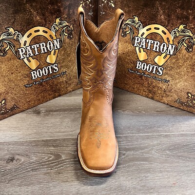 MEN'S RODEO COWBOY BOOTS PATRON BULL DOG TOE - Foto 6