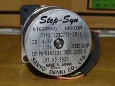 Sanyo Denki stepper motor type 103G770-2517 stepping motor. IBM P/N 64X7631