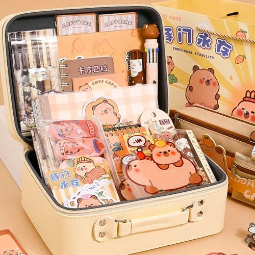 Pencil Case Capybara Stationery Set Back-to-school Gift Kit  for Students - Picture 7 of 21