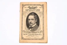 Antique Rawleigh’s 1915 Good Health Guide Almanac Cook Book Medical Ephemera