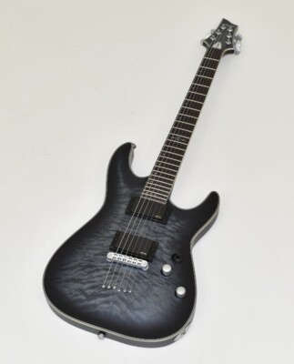 Schecter C-1 Custom セイモア・ダンカンPU搭載 Schecter C-1 Platinum Guitar See Through Black Satin B-Stock