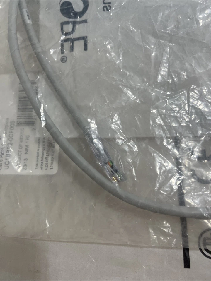 Lot of 3 Commscope Uniprise UNC6-GY-10F, UC1BBB2-0CF010 Patch Cord - Image 3 of 3