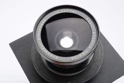 Schneider Super Angulon 90mm f5.6 lens w/Sinar blades and board | eBay