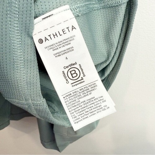 Athleta Expedition Dress Minimalistic Grey Size 4 Lined - Picture 5 of 9