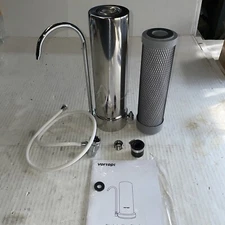 Vortopt Countertop Filtration System   Stainless Steel 1 Filter Included. A9 657