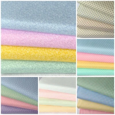 ROSE & HUBBLE AND JOHN LOUDEN FABRICS 100% cotton craft fabric FAT QUARTER BUNDLE floral ditsy dots gingham stars 4Y