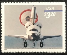 1998 Scott 3261 - 3.20 - SPACE SHUTTLE LANDING - PRIORITY MAIL - Single MNH