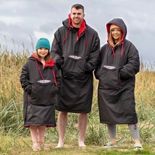 Dry Waterproof Changing Robe SUP Conwy Keep Beach Wild Swimming Kayak Fleece