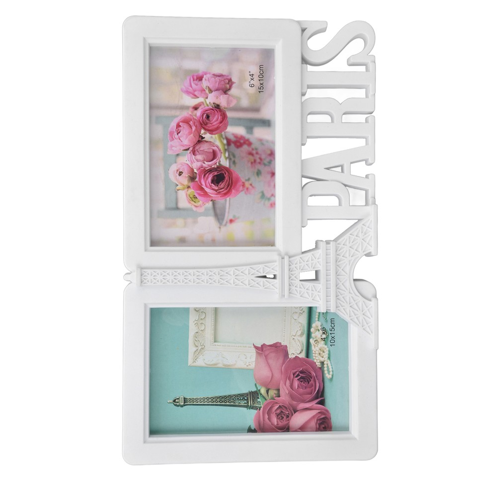 2PCS Rectangle Photo Frame Decorative Picture Frames With Stand For