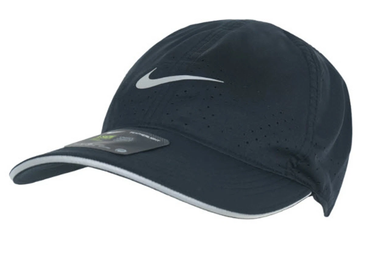 Nike Unisex DRY Aerobill Feather Caps Hat Black Casual Fashion Cap  DC3598-010