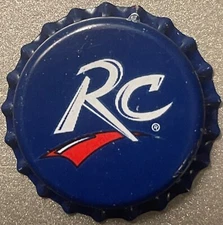 Rare Vintage 1980s RC Royal Crown Cola Bottle Cap, Dr Pepper, Jefferson, NC