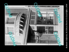 OLD LARGE HISTORIC PHOTO REDLANDS CALIFORNIA THE EDISON ELECTRIC Co c1930