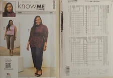 McCalls know ME 2002 - Misses' & Women's Knit Tops and Jeans by: Mimi G.