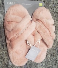 New Pink Xtra Soft Slippers Serra Cozy Warm Sandal Slippers Fuzzy Cushioned