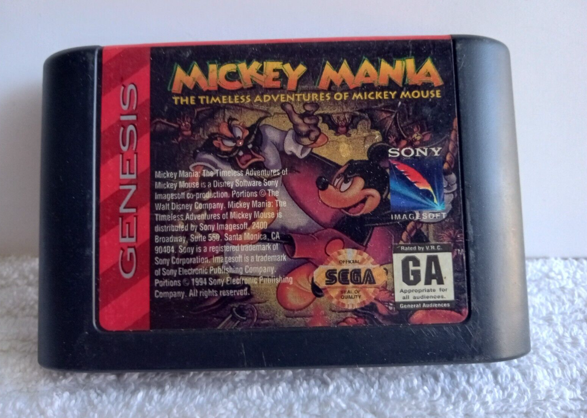 Mickey Mania: The Timeless Adventures of Mouse - Sega Genesis - | eBay