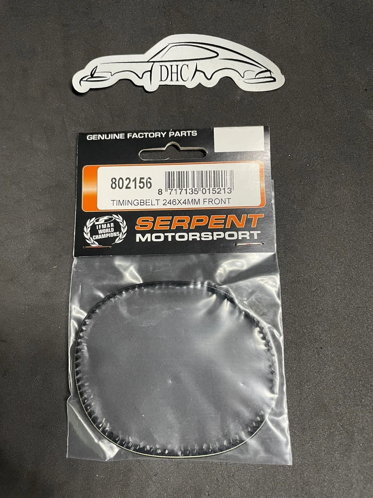 Serpent Racing 246x4mm Front Timing Drive Belt KEV Reinforced 802156 710/720