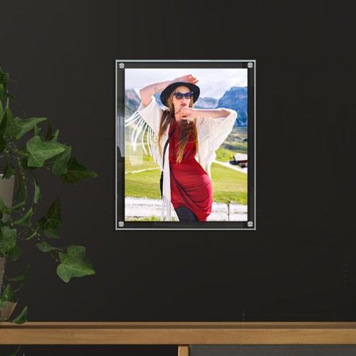 Acrylic Frame Photo Frame Wall Display Picture Frame Clear Picture Display