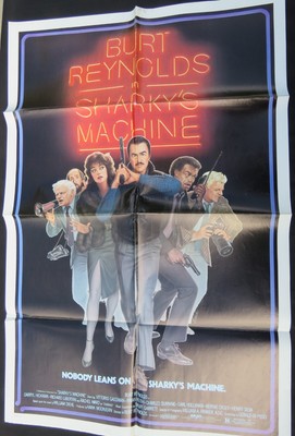 SHARKEY'S MACHINE -  Vintage Original 1981 One Sheet Movie Poster Burt Reynolds