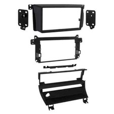 Metra 95-9311B Matte Black Double DIN Dash Kit for Select 1999-06 BMW