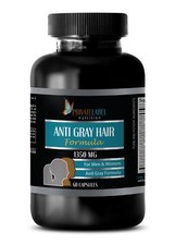 saw palmetto extract - ANTI GRAY HAIR COMPLEX - hair loss supplement - 1 Bottle