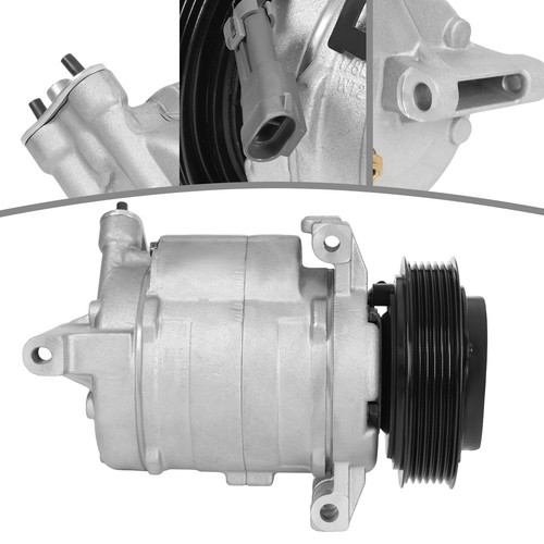 AC Compressor w/ A/C Drier For Chevy Equinox & GMC Terrain 2.4L 4-Cyl 2010 2011 - BuyAutoParts