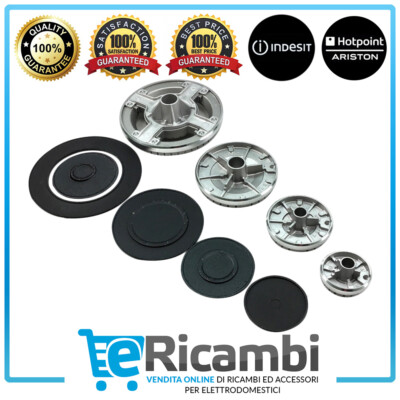 Kit Bruciatori Ariston – 4 Fuochi + Piattelli E Tripla Corona, C00091686 - 3