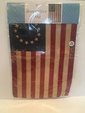 Patriotic American Flag, rustic, classic flag, New, 12 x 18, Garden Flag