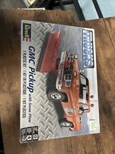 LEVEL 4 MODEL KIT GMC PICKUP TRUCK W/SNOW PLOW 1/24 SCALE BY REVELL Sealed Parts
