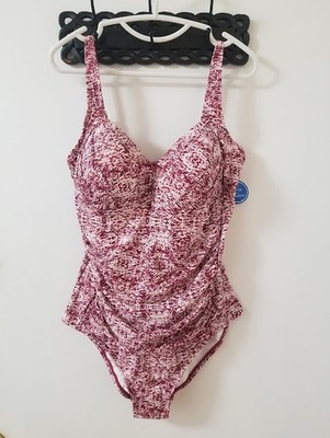 NWT Swimsuit For All Sweetheart Swimsuit in Monsoon Print size 16
