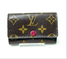Louis Vuitton Multicles 6 Key Case Monogram Fuchsia M60701 Used YK402
