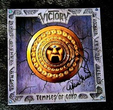 Victory signed  Temples of Gold  LP Schallpla...