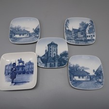 x5 Royal Copenhagen Plates Dishes Wall Hangings 985 9701 9704 and x2 9716 ref wu