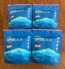 4-Pack Nello Supercalm Powdered Calming Drink Mix Raspberry Lemonade BB 11/2026