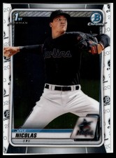 2020 Bowman Draft #BD-64 Kyle Nicolas Chrome
