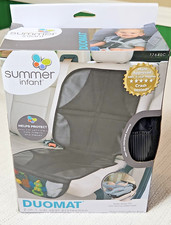 Summer Infant DuoMat 2-in-1 Car Seat Spill Protector Black 77640C New Open Box