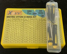 386 Pcs Metric Viton O Ring Assortment Kit 75A 30 Sizes Brown O-Ring S