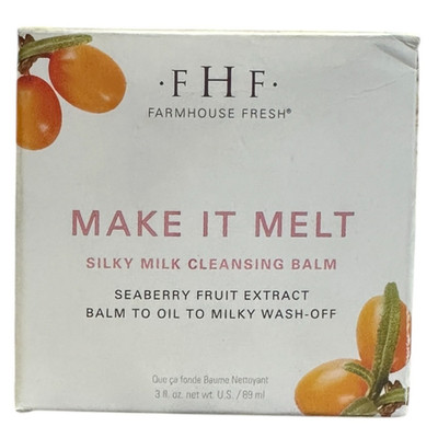 FarmHouse Fresh Make It Melt Silky Milk Cleansing Balm, 3 fl oz