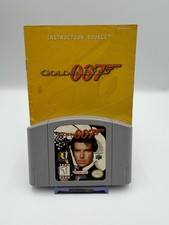 GoldenEye 007 Nintendo 64, 1997 GAME/MANUAL ONLY, TEST/WORKING No Box